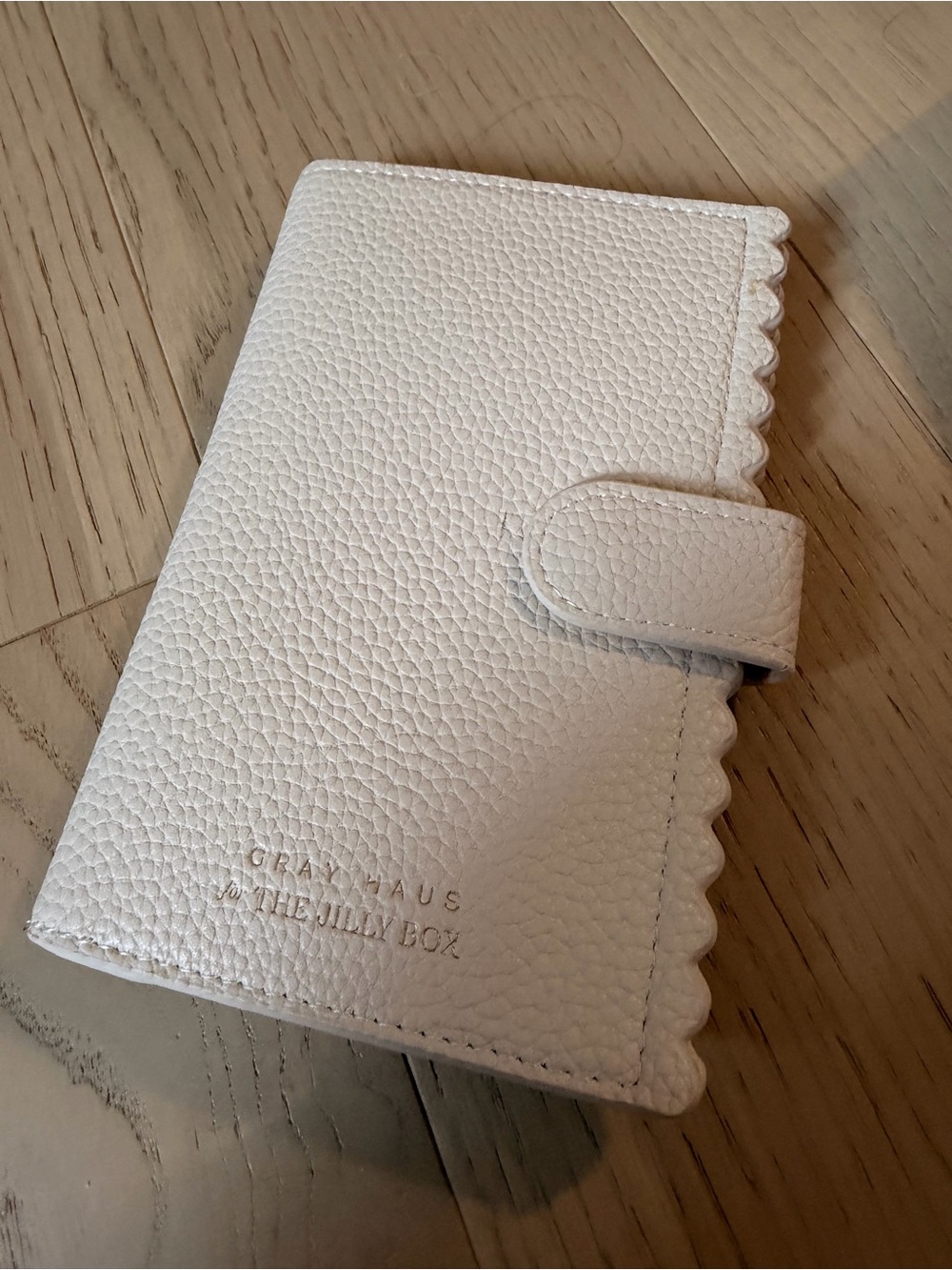 Gray Haus for The Jilly Box Oyster Scalloped Card & Key Holder